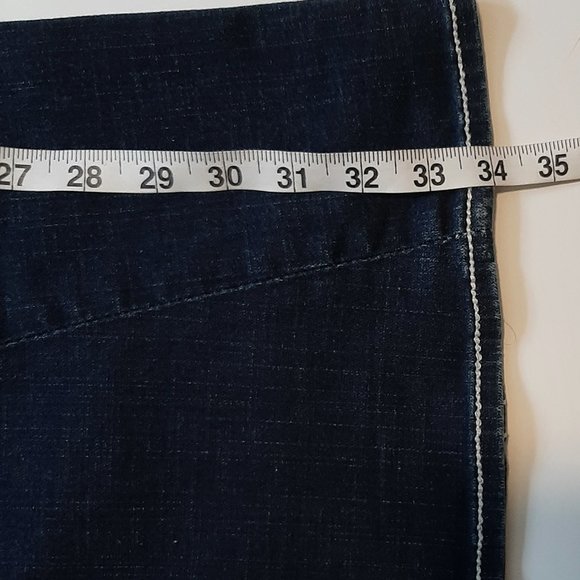 True Religion Dark Wash Bell Bottom Flare Leg Jeans SZ 31 - Picture 9 of 11